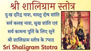 Shaligram Stotra। सर्व अरिष्ट नाश, वास्तु शांति के लिए सुनें शालिग्राम स्तोत्र। बृहस्पतिवार भक्ति