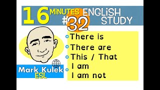 English Practice - there is, there are, this, that + more | Mark Kulek - ESL