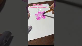 Easy acrylic Painting Shorts l how to paint flower#art #satisfying #shorts  #painting #trending #art