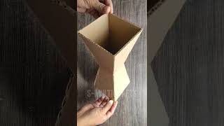 How to Make a Vase With Cardboard :: Simpl&Easy Crafts :: DIY :: Bestoutofwaste :: Cardboard Crafts