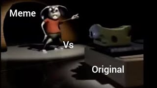 Raymond and his cheese (meme Vs Original) dancing rat scary jumpscare
