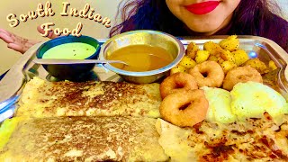 The Ultimate South Indian Feast: Rava Masala Dosa l Medu Vada l Rava Uttapamsouth indian food