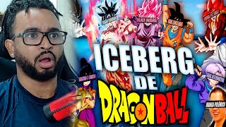 ICEBERG DE DESCOBERTAS OU TEORIAS RETARDADAS DE DRAGON BALL +18 | ALEXANDRE NA ÁREA #react