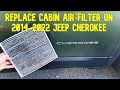 How to Change Cabin Air Filter on 2014-2022 Jeep Cherokee