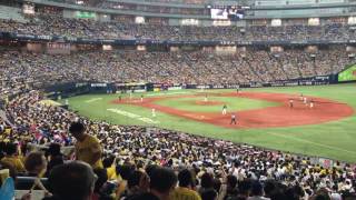 2017年8月4日  阪神タイガース 対 ヤクルト 中谷 将大  12号 2ラン ホームラン