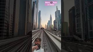 Best City Beautiful View| Metro 🚇 Train in Dubai | Dubai Train System #dubai #train