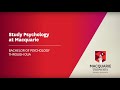 Study Psychology at Macquarie University through OUA