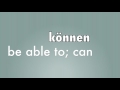 german 365 e 16 modal verbs can must... modalverben können müssen...