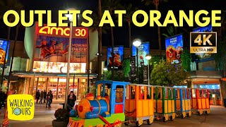 The Outlets at Orange | Outlet Mall shopping | 4K Walking Tour