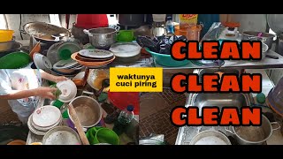 WAKTUNYA CUCI PIRING || PIRINGNYA SEGUNUNG.. YANG MALAS CUCI PIRING WAJIB BANGET NONTON INI