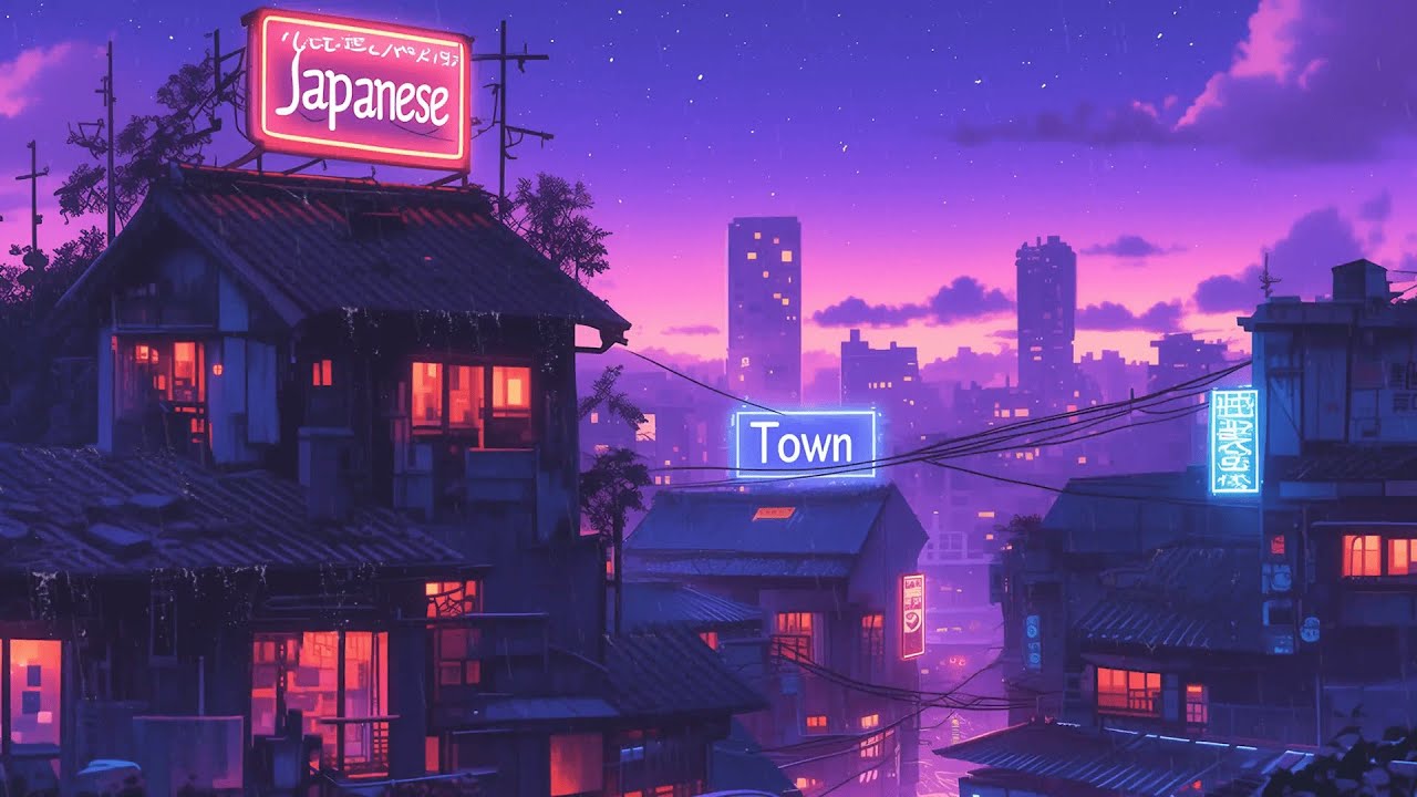 Nostalgic Lofi Hip Hop Beats рџџ Retro Vibes 1980s 90s Japanese Town