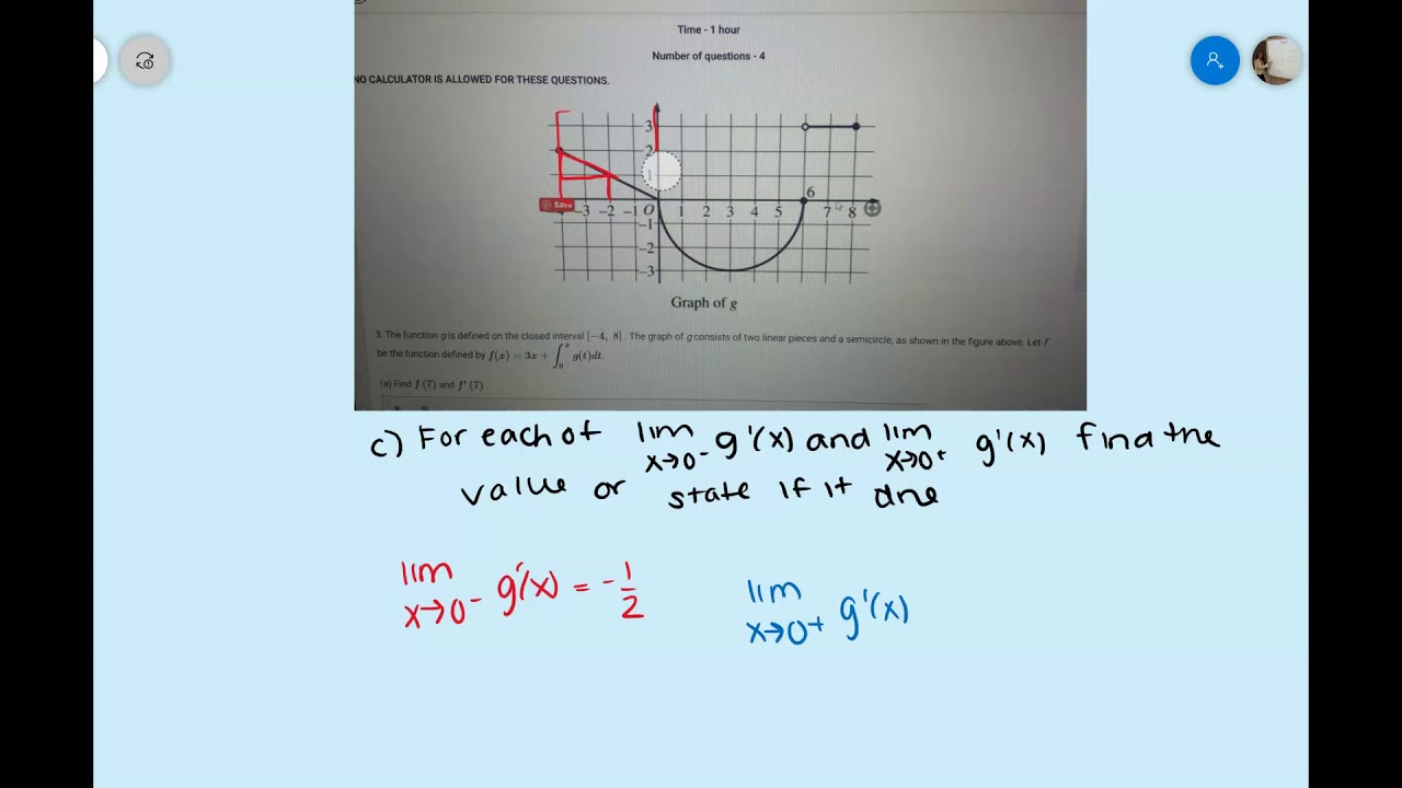 AP Calculus AB FRQ Review Of All Topics - YouTube