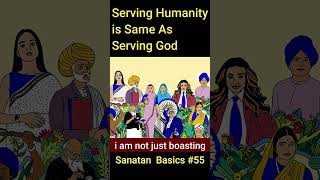 Serving Humanity is Same as Serving God #humanity #service #sanatan #shorts