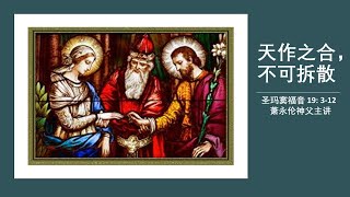 2020.8.13   潮语福音与讲解 - 圣玛窦福音 19：3-12  萧永伦神父主讲  Teochew Homily by Fr Henry Siew