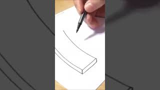 How To Draw A 3d Letter M - Awesome Trick Art pencil art