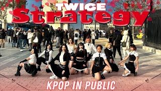 KPOP IN PUBLIC PARIS | ONE TAKE TWICE (트와이스) - STRATEGY DANCE COVER BY STORMY SHOT