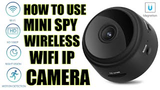 How to use Mini Spy IP Camera Wireless WiFi HD 1080P Hidden Home Security Night