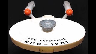 Dinky Die Cast Star Trek Enterprise and Klingon Battlecruiser Models 358 and 357 Retro Toy Review