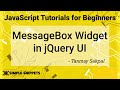 53 - Dialog Box Widget in jQuery UI | jQuery Tutorials for Beginners | jQuery UI Library