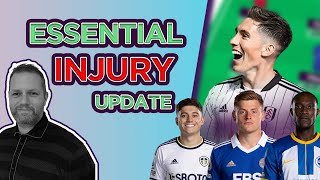 FPL Injuries | FPL Gameweek 2 Injury Update (PRESS CONFERENCE NEWS ...