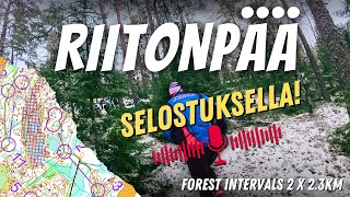 🗺️🌲Mass Start Intervals | 📹Headcam Orienteering