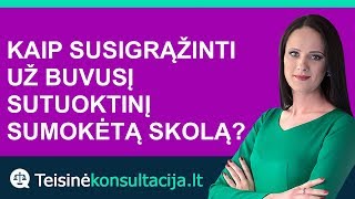 Skolos išieškojimas iš buvusio sutuoktinio | Teisinėkonsultacija.lt