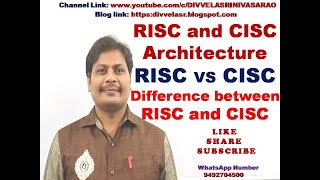 RISC vs CISC ||  CISC vs RISC || Difference Between RISC and CISC || RISC and CISC Architecture ||