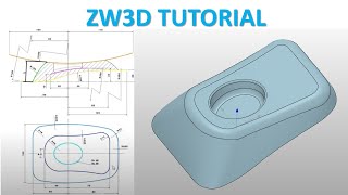 ZW3D Tutorial 27 | 3D Surface Basic Design Beginners