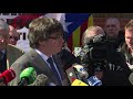 puigdemont es liberado y urge “iniciar diálogo” sobre cataluña