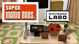 ニンテンドーラボで演奏してみた スーパーマリオブラザーズ地上BGM【Super Mario Bros. Self BGM by Nintendo Labo】