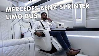 Mercedes-Benz Sprinter limo bus is luxury at its finest