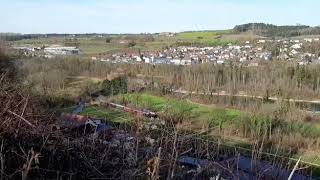 Steyrtalbahn- alte Schmalspurbahn /Blick aus Christkindl