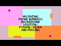 VALIDATING PHONE NUMBERS| HACKERRANK SOLUTION | PYTHON | REGEX AND PARSING