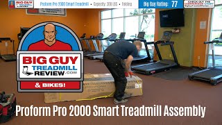 ProForm Pro 2000 Smart Treadmill Assembly