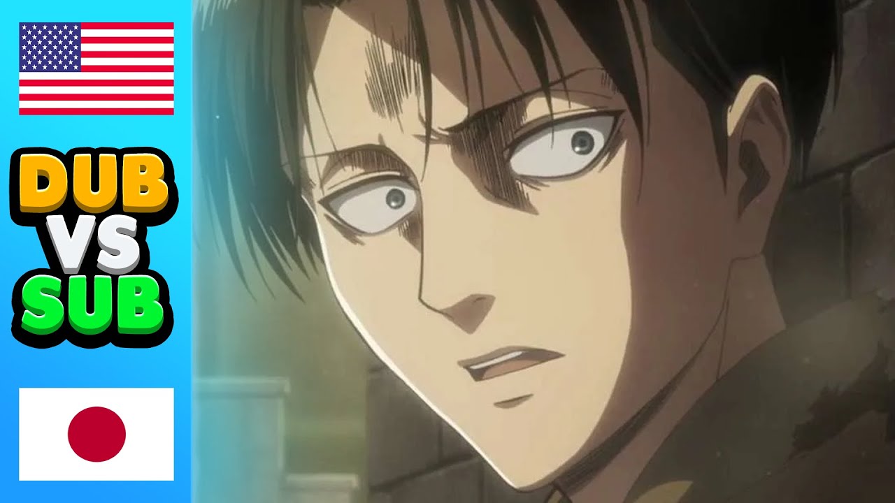 Attack On Titan Sub Vs Dub Comparison