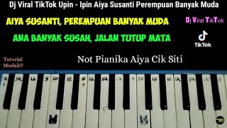 Tutorial Mudah !! Not Pianika Dj Aiya Susanti - Upin Ipin (Viral TikTok)