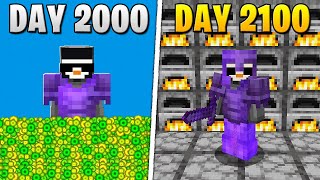 I Survived 2,100 Days in HARDCORE Minecraft...