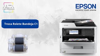 Troca do Rolete da Bandeja C1 - Epson WorkForce