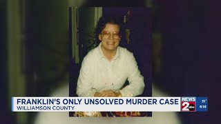 Franklin police provide update on city's only unsolved murder case