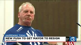 Protestors to ask West Haven City Council for resolution that asks for mayor’s resignation