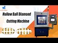 SuperbMelt automatic hollow ball diamond cutting machine for gold silver jewelry beads faceting