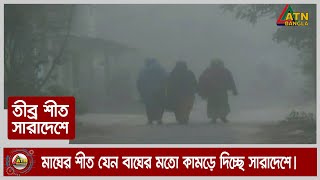 মাঘের শীত যেন বাঘের মতো কামড়ে দিচ্ছে সারাদেশে | ATN Bangla News