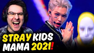 STRAY KIDS Performing 'Cheese' Live at MAMA 2021 is LITERALLY INCREDIBLE!