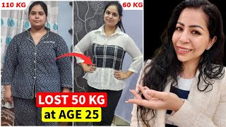 How She Lost 50 Kgs? | Shivani Weight Loss Journey | NO GYM Body Transformation | Fat to Fab