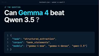 Gemma 4 For Structured Data Extraction Can It Beat Qwen 3 5