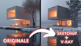 Recréer une image avec SketchUp et V-Ray