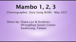 Mambo 1, 2, 3 - Demo - Line Dance