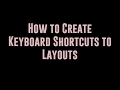 How to create C4D Keyboard Shortcuts to Layouts