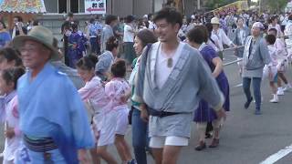 西壹丁目の山車　式典会場に出発！　七丁連合　潮来祇園祭禮2018　中日　00201