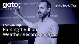 How Fast Can You Parse 1 Billion Rows in Java? – Insane Speed Test • Roy van Rijn • GOTO 2025
